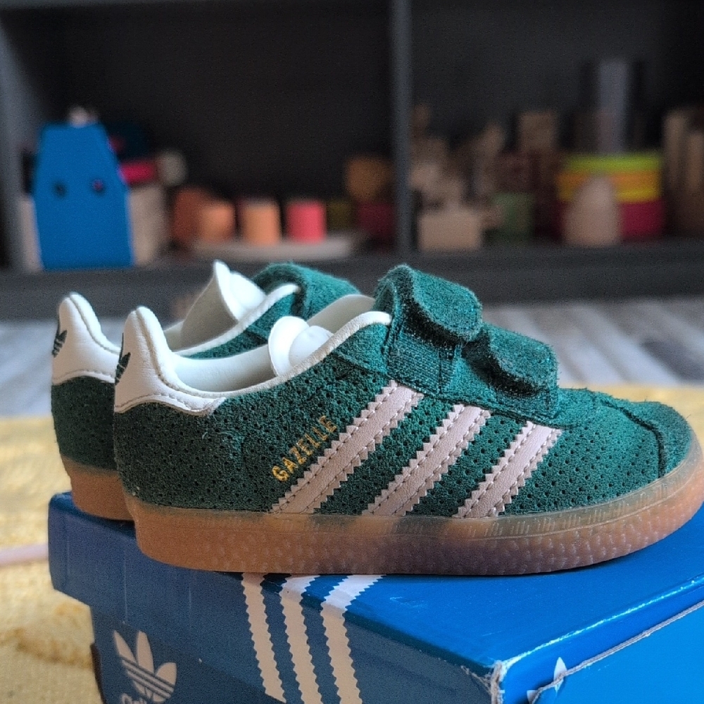 Adidas Kids Forest Green Sneakers